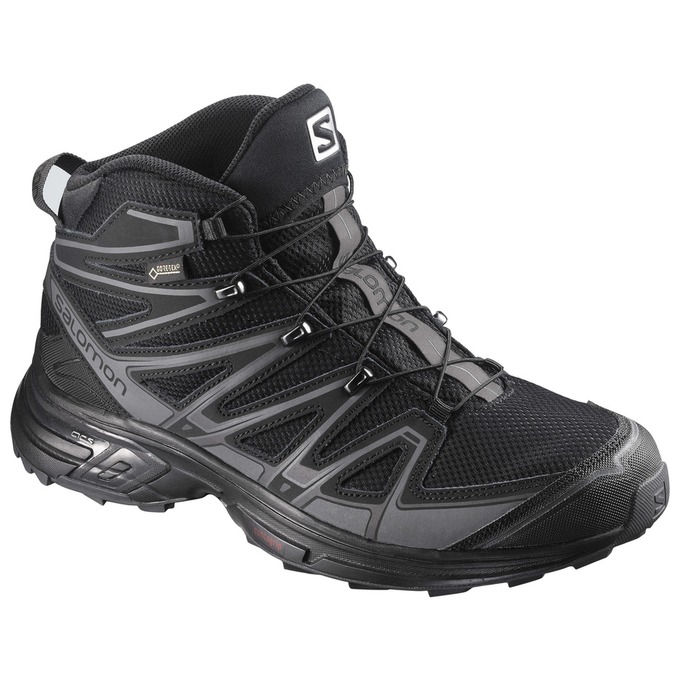 Zapatillas Trekking Salomon Mujer Negras - Salomon Argentina X-CHASE MID GTX® W ,419538-YUH